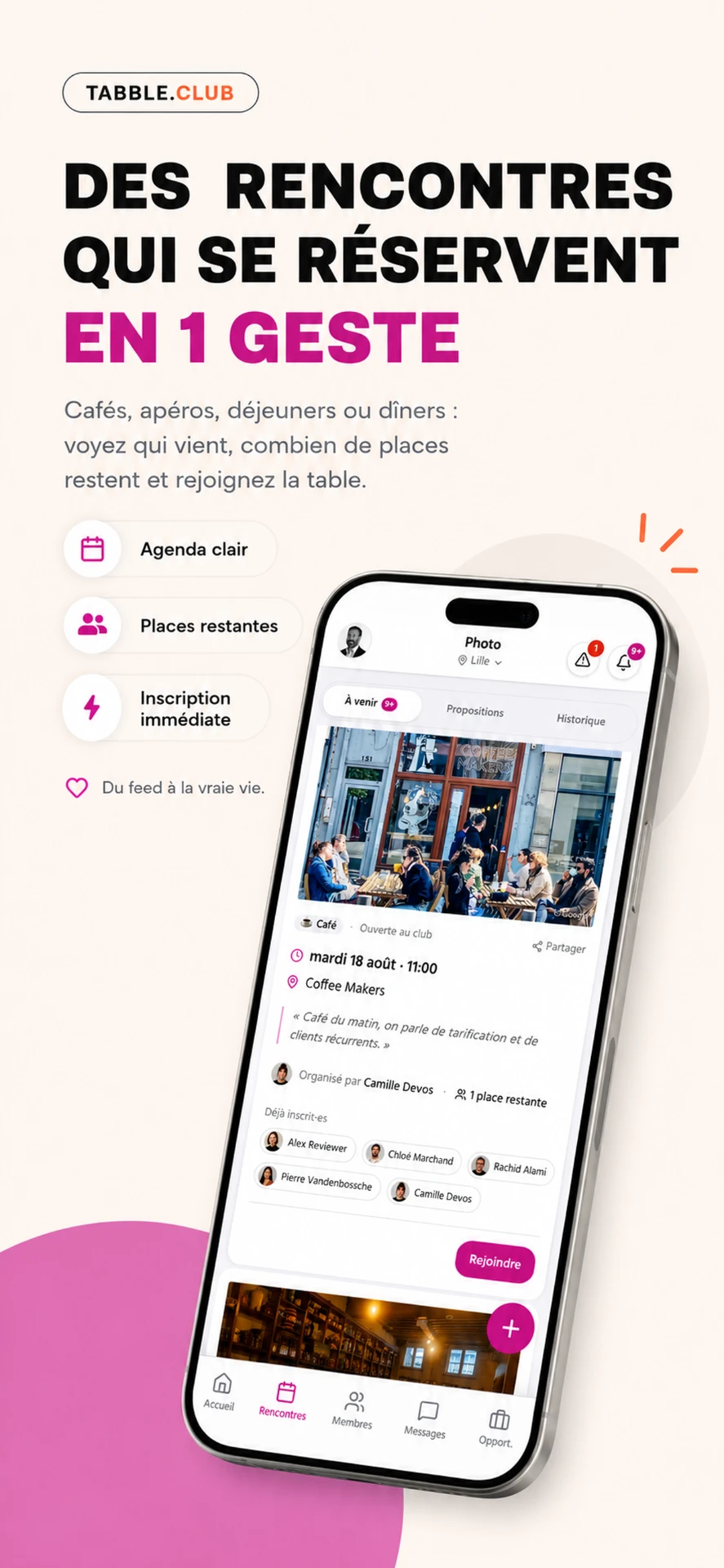 Rencontres réservées en un geste
